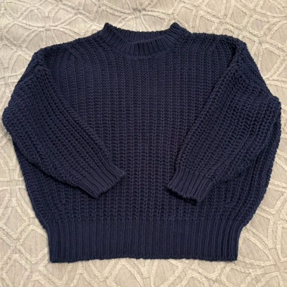 Babaa Navy Blue Women's Sweater